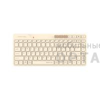 Клавиатура беспроводная A4TECH Fstyler FBK26C AS бежевый USB BT/Radio slim Multimedia (FBK26C AS (Beige)) (1/20)