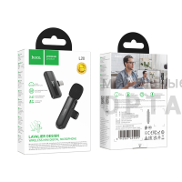 Микрофон петличный HOCO L20, Type-C, черный