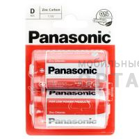 Элемент питания PANASONIC  R20 Zinc Carbon (2 бл)  (24/120)