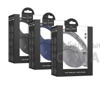 Наушники беспроводные накладные HOCO W40, Mighty, Bluetooth,  черный