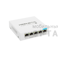 Коммутатор Keenetic PoE+ Switch 5 (KN-4610), 5x1Гбит/с 4PoE+ 60W неуправляемый