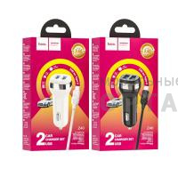 АЗУ HOCO Z40, Superior Series Fast Charging, кабель Type-C,  черный