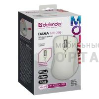 Беспроводная мышь DEFENDER Dana MB-266, 6кн, 2.4G+BT, 500мАч, 3200dpi, серый (1/36) Беспроводная мышь DEFENDER Dana MB-266, 6кн, 2.4G+BT, 500мАч, 3200dpi, серый (1/36)