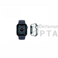 Стекло защитное KZDO.O (K-DOO) KEIVLAR EDGE  44mm Protection Apple Watch Thin fit and lightweight Blue