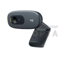 Веб-камера Logitech HD Webcam C270 черный USB2.0 с микрофоном (960-000999)
