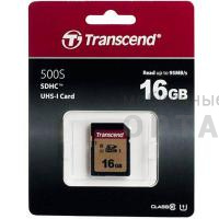 Карта памяти 16 Гб SDHC Transcend 500S UHS-I