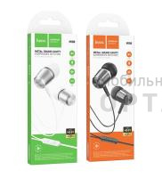 Наушники проводные внутриканальные HOCO M108, Spring, Jack 3.5мм, 1.2 м,  серебристый