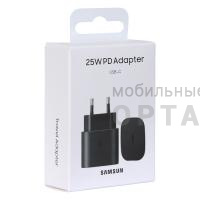 Orig Samsung, сетевое зарядное устройство USB-C 25W PD Adapter, черный