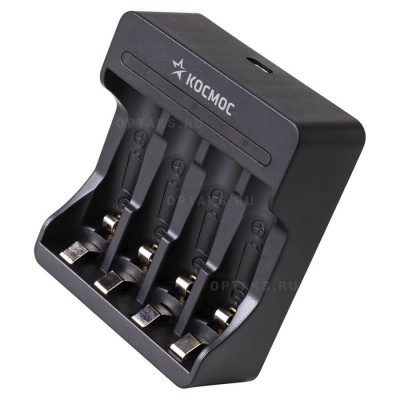 Зарядное устройство КОСМОС KOC903USB 1-4 АА/ААА питание от USB шнур. автомат.