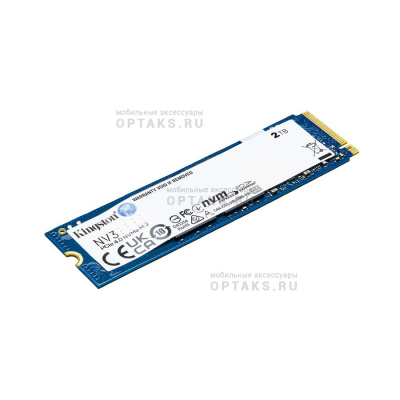 Внутренний SSD  Kingston  2TB  NV3 PCIe x4, R/W - 6000/5000 MB/s, (M.2), 2280, 3D NAND