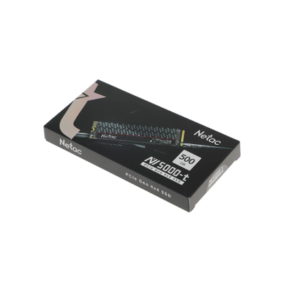 Внутренний SSD  Netac  500GB  NV5000t, PCIe x4, R/W - 4800/4600 MB/s, (M.2), 2280, TLC 3D NAND,  с радиатором