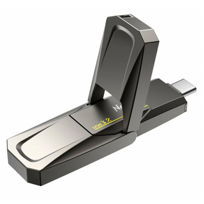 USB 3.2  1TB  Netac  US5  (USB 3.0/3.2 + Type C)  чёрный