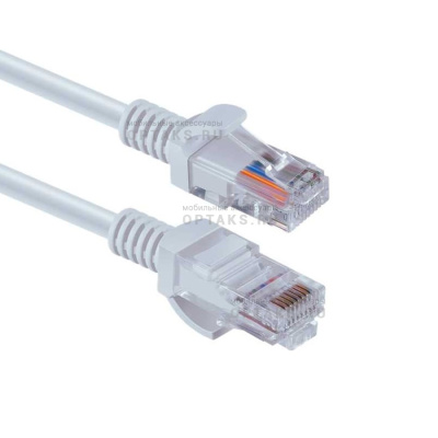 Патч-корд DEFENDER RJ45-15 Cat 5E, UTP, AWG24, PVC, 15м, белый (1/18/36)