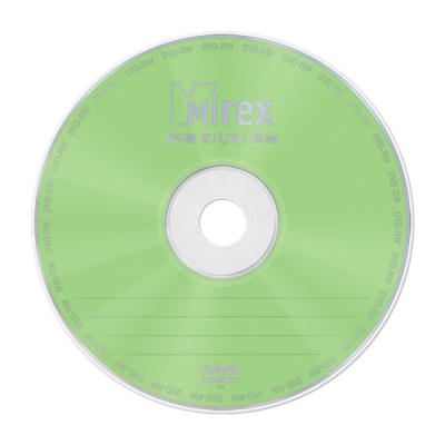 Диск MIREX DVD-RW 4,7 Гб 4x Bulk 50 (50/500)
