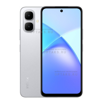 Смартфон Infinix Smart 10 4/128GB Silver (РСТ)