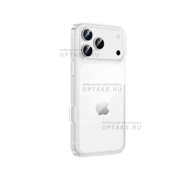 Чехол, KEEPHONE AIRY CRYSTAL SILICONE CLEAR CASE для iPhone 17 Pro CLEAR