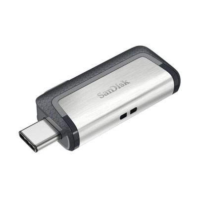Флешка USB3.1 128 Гб SanDisk  Ultra Dual Drive USB Type-C, чёрный
