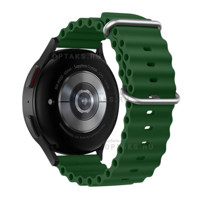 Ремешок для смарт часов 20mm HOCO WH01 Flexible, силикон,  зелёный