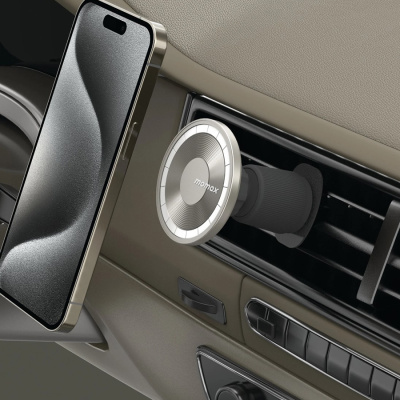 Держатель для телефона магнитный MOMAX MoVe Easy Magnetic Car Mount (CM30) Gold