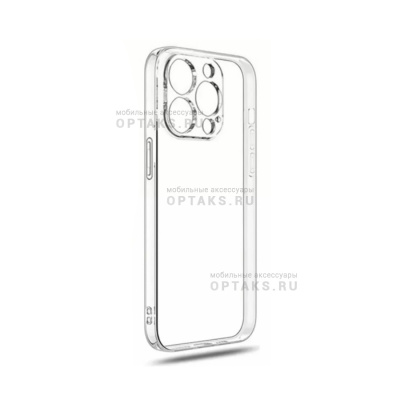 Чехол прозрачный силикон в техпаке, iPhone 13 Pro Max
