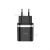 Блок питания сетевой 1 USB HOCO C12Q, 3000mA, , пластик, QC3.0, цвет: чёрный (1/10/100)