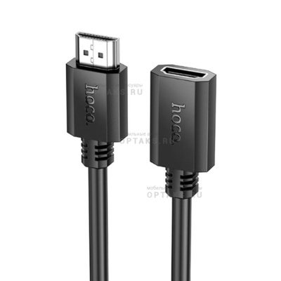 Кабель HDMI (m) - HDMI (m) HOCO US13, 2.0м, 4k, 60Гц, черный