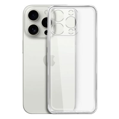 Чехол прозрачный силикон в техпаке, iPhone 14 Pro Max