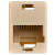 Модуль RJ-45 - RJ-45 проходной, кат. 5e VCOM <VTE7713-1/10> (10шт/уп) ЦЕНА ЗА УПАКОВКУ!!!