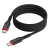 Кабель Type-c to Type-c HOCO X59 Victory, 1m, круглый, 3,0А, PD60W нейлон, цвет: чёрный (1/33/330)