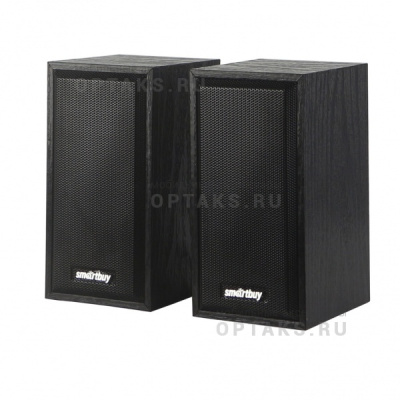 Колонки SmartBuy 2.0 ONE, черный, дерево, 6 Вт, питание от USB (1/20)
