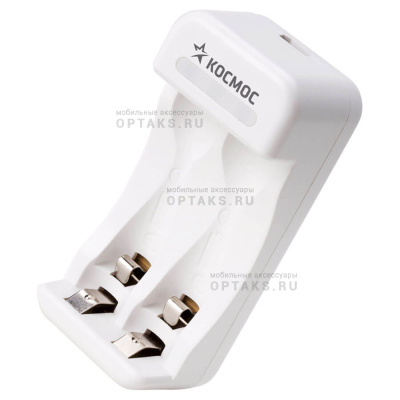 Зарядное устройство КОСМОС KOC801USB 1-2 AA/AAA питание от USB шнур.